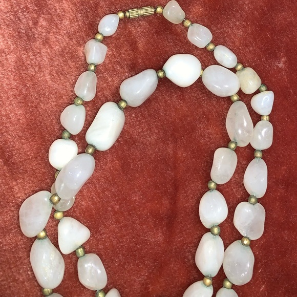 Vintage Quartz Beaded Necklace - Picture 4 of 6